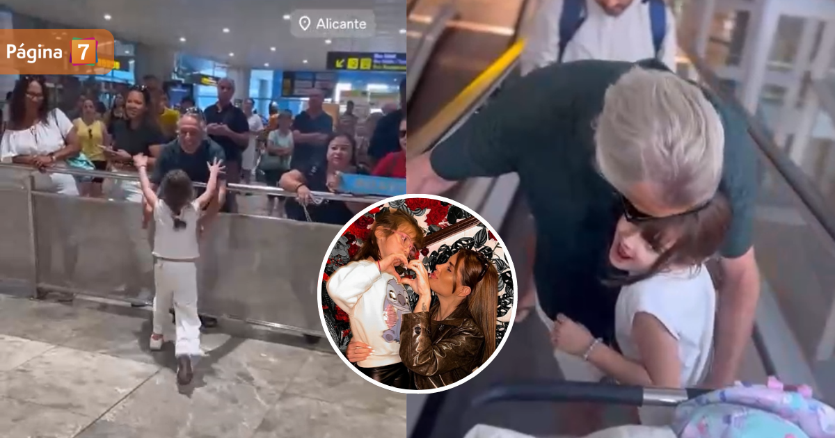 Papá de Gala Caldirola dio cariñosa bienvenida a su hija y nieta: 