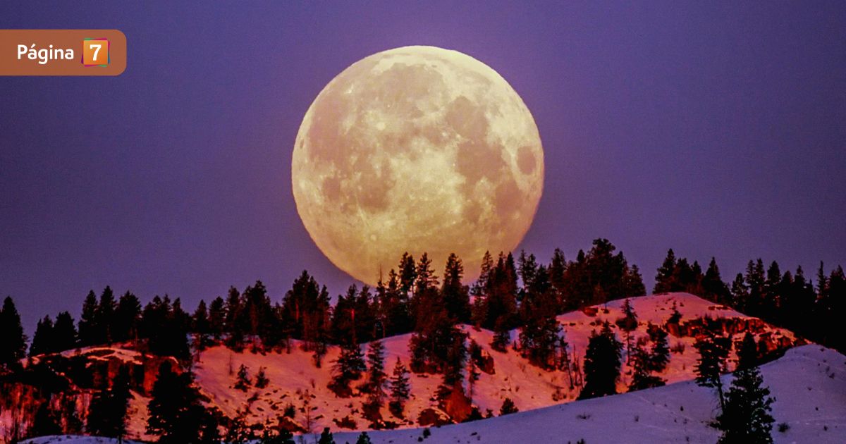Luna llena azul de agosto: a qué hora es y dónde ver hoy la Superluna de Esturión