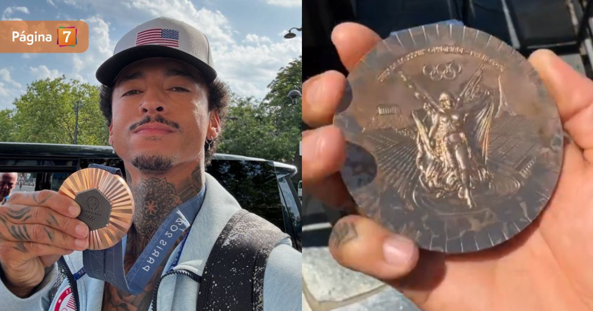 Bochorno en París 2024: atleta olímpico reclama que medalla se oxidó en una semana