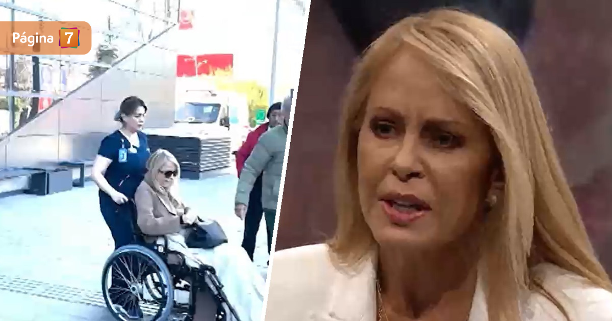 Cecilia Bolocco habló de las fotos virales donde aparece saliendo de una clínica en silla de ruedas