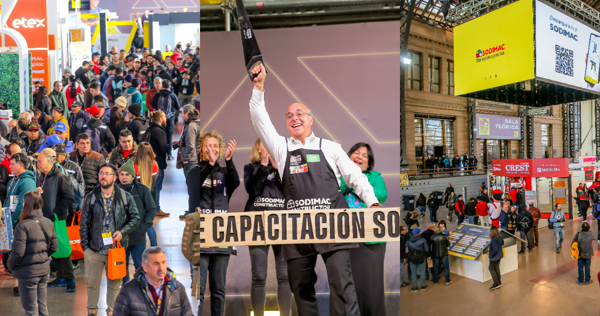 Así fue la primera jornada de la Gran Feria de Capacitación 2024 de Sodimac en Estación Mapocho 