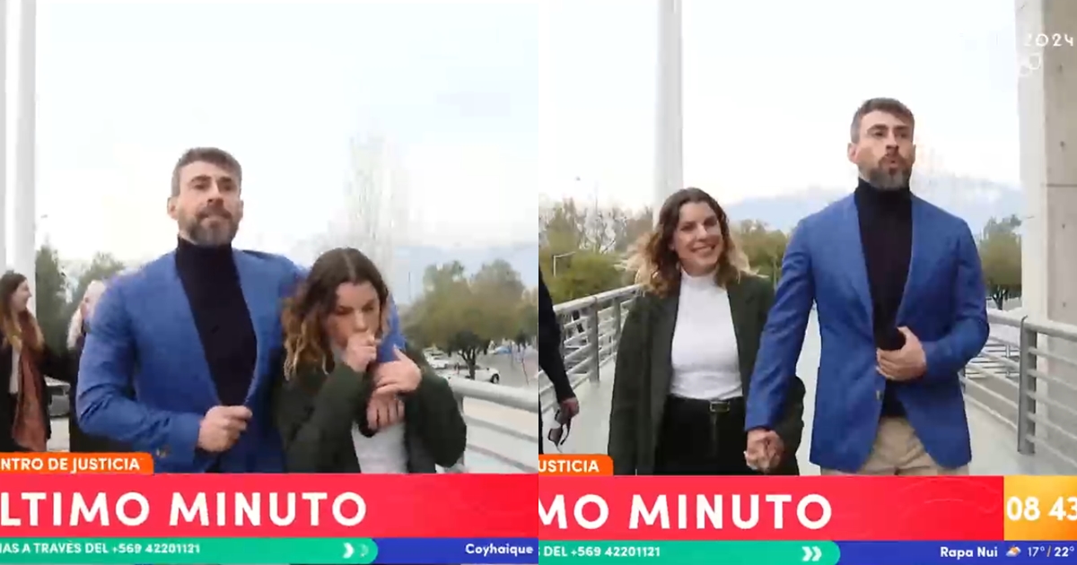 Acompañada de Jorge Valdivia: así fue la llegada de diputada Maite Orsini al Centro de Justicia