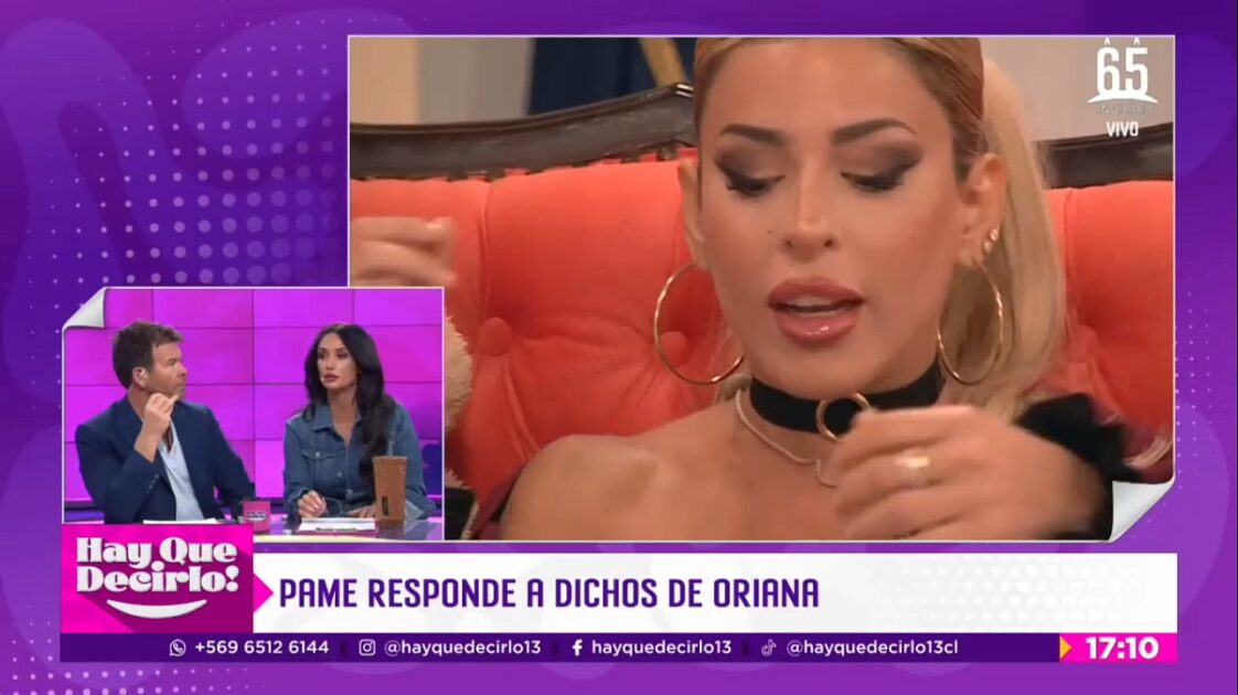 Pamela Díaz respondió acusación de Oriana Marzoli