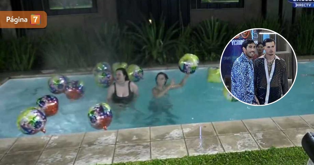 ¿Una nueva amistad?: jugadores de Gran Hermano abandonaron la fiesta y se lanzaron a la piscina