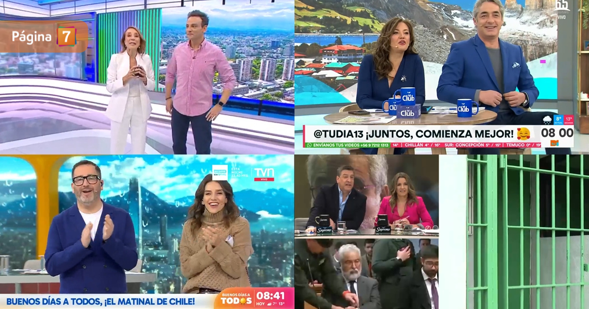 Canal volvió al primer lugar y otros empataron: así quedó el rating matinal este jueves 29 de agosto