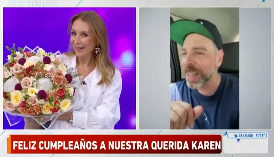 Karen Doggenweiler recibió sorpresa de cumpleaños en Mucho Gusto: Neme le envió pícaro deseo