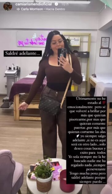 Camila Arismendi reaccionó a feos comentarios tras drástico cambio físico: “Tengo mucha pena”