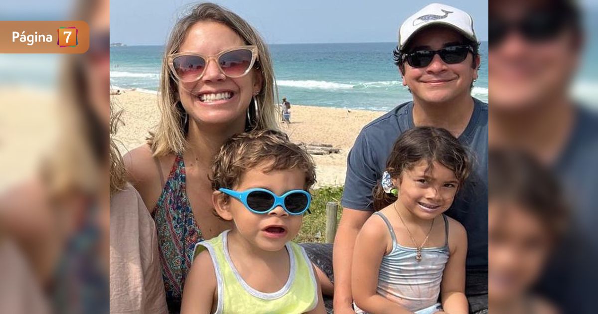 Ornella Dalbosco compartió fotos de sus vacaciones en Brasil con Fernando Godoy y sus hijos