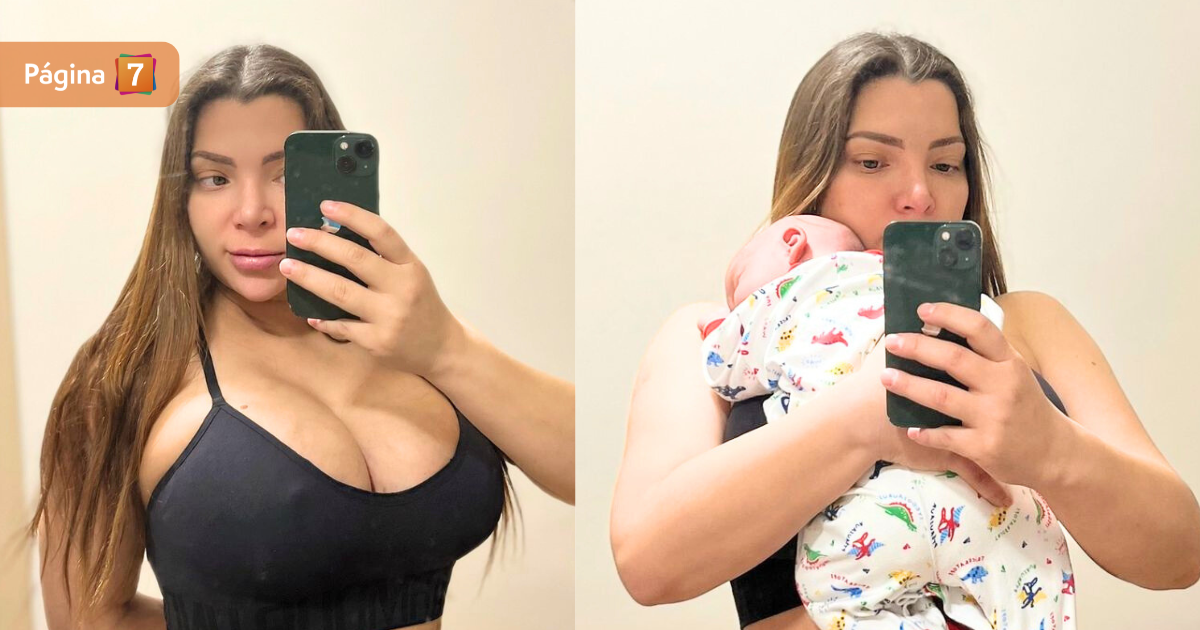 Bailarina chilena Geri Hoops mostró su cuerpo tras cesárea para acallar críticas: 