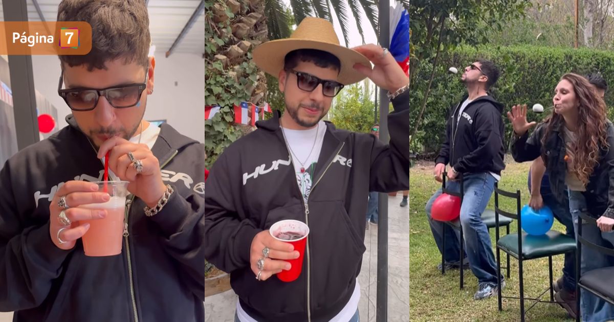“Ya está chilenizado al 100%”: Así celebró las Fiestas Patrias Matt Hunter junto a su polola Carlita
