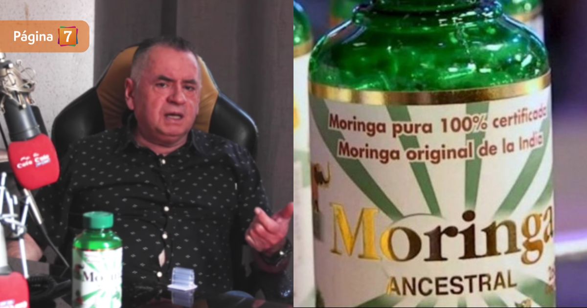 Omar Gárate defendió con todo su producto que promete sanar 300 enfermedades: “Lo saqué de Harvard”