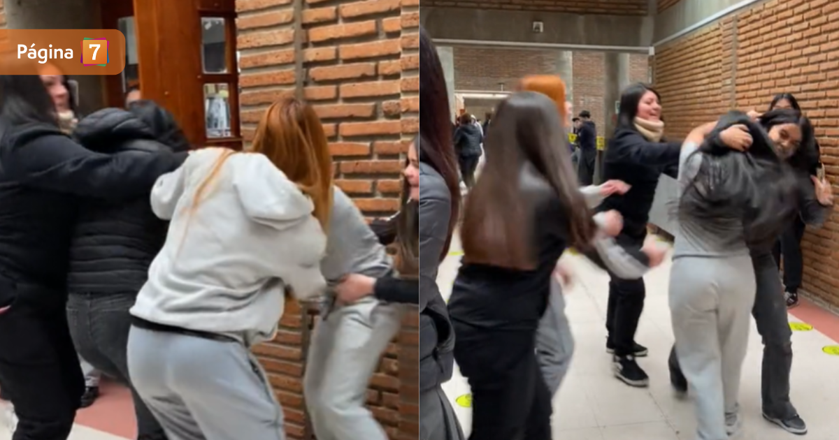 Registran escandalosa riña entre alumnas de un liceo en Villarrica: no era lo que parecía