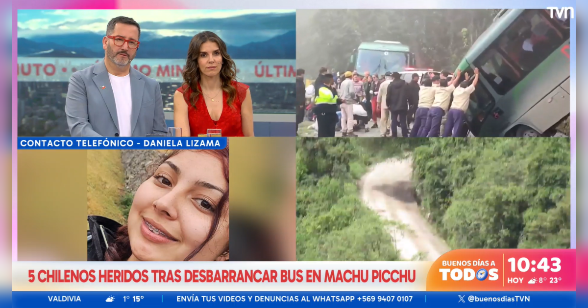Chilenas que viajaban en bus accidentado en Machu Picchu: 
