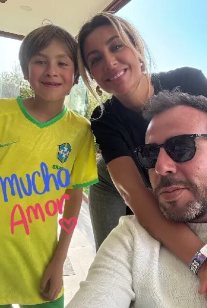 Camila Andrade pasó Fiestas Patrias con Kaminski y su hijo Mariano