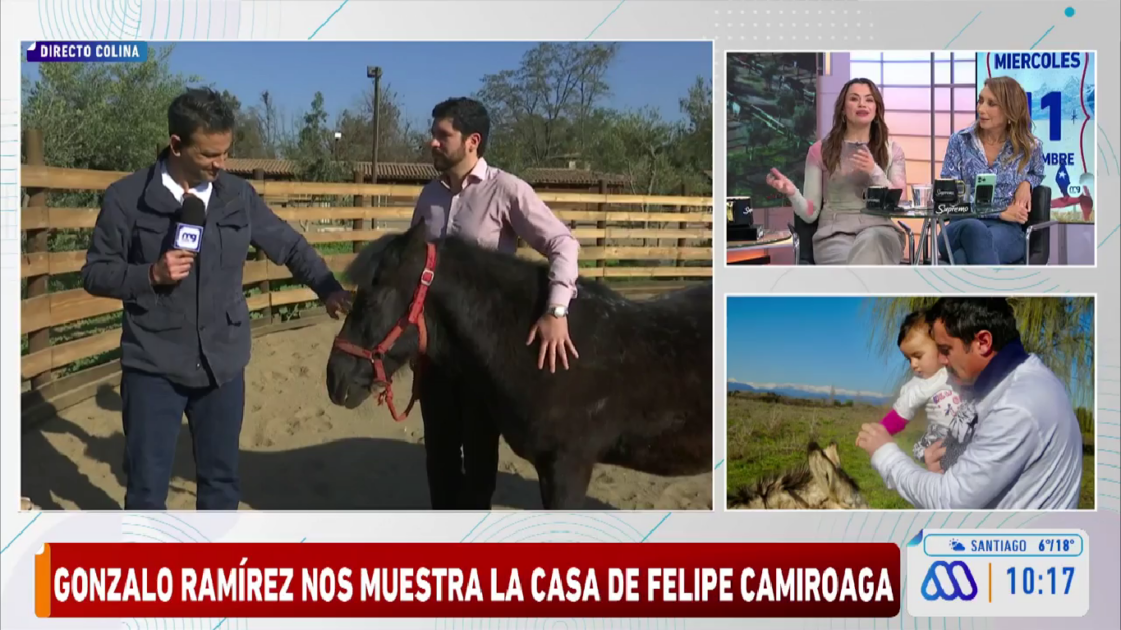 Gonzalo Ramírez mostró la casa de Felipe Camiroaga