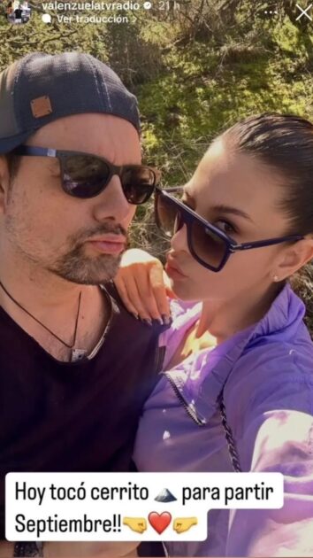 Daniel Valenzuela presentó a su nueva pareja, Andrea Sanhueza