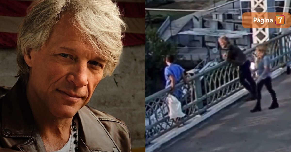 Jon Bon Jovi evitó que mujer saltara desde puente en EEUU: cámara captó el momento