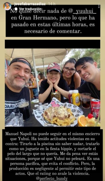 Josefa Barraza, exMasterChef, defendió a Yuhui Lee tras corte de pelo en Gran Hermano 