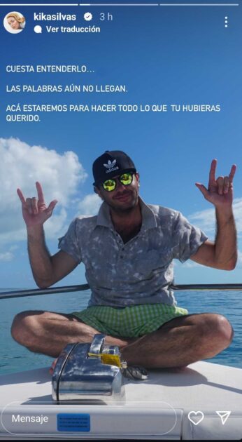 Kika Silva lamentó pérdida de querido amigo