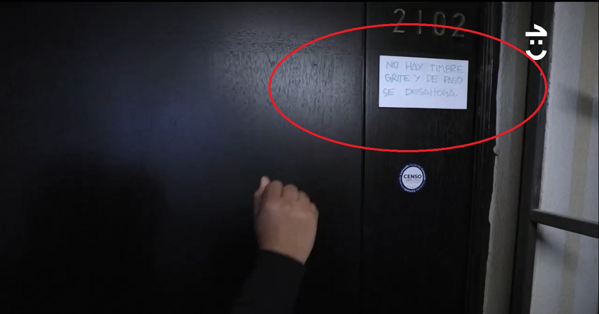 El especial mensaje en puerta del departamento de Maite Orsini 