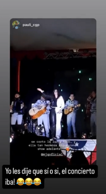 María José Quintanilla y su doloroso percance en show de Fiestas Patrias: publicó registro