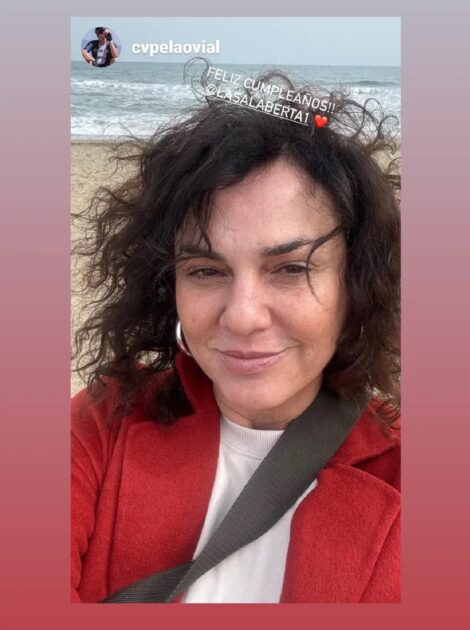 Berta Lasala recibió tierno saludo de cumpleaños de su nueva pareja: ella lo compartió en redes