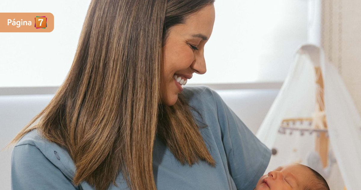 Vanesa Borghi subió adorable video con su bebé a una semana de nacido: 