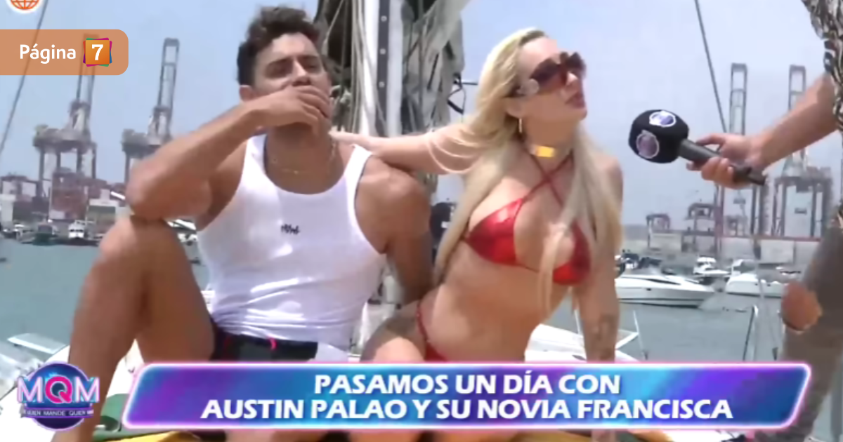 Fran Maira causa furor en su debut en la TV peruana: Austin Palao la presumió oficialmente