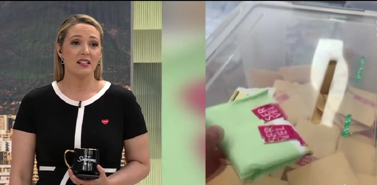 Allison Göhler sacó risas en matinal de CHV por error que cometió con voto: 