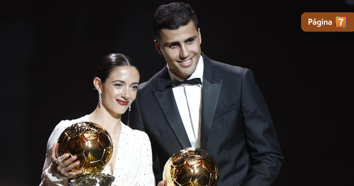Balón de Oro: españoles Rodri y Aitana se coronan como los mejores futbolistas del año