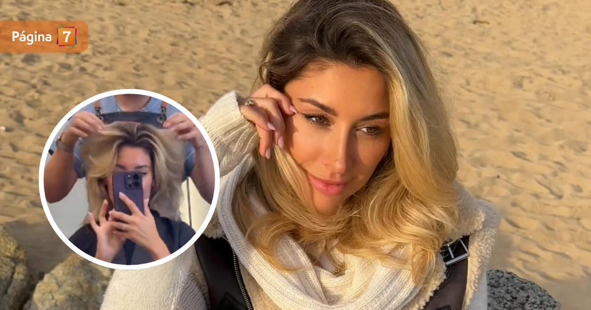 Camila Andrade estrenó cambio de look tras su paso por Gran Hermano: ahora es platinada