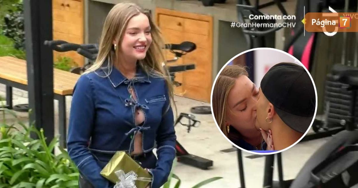 Con un apasionado beso: así fue el ingreso de Antonia a 'Gran Hermano' durante el congelado