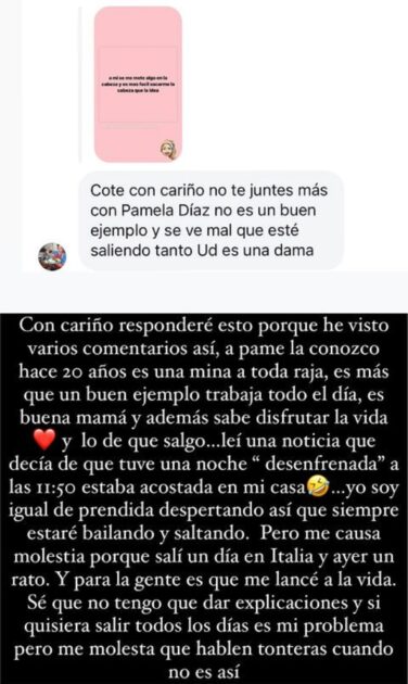 Coté López defendió a Pamela Díaz tras desubicado comentario: "La conozco hace 20 años…"