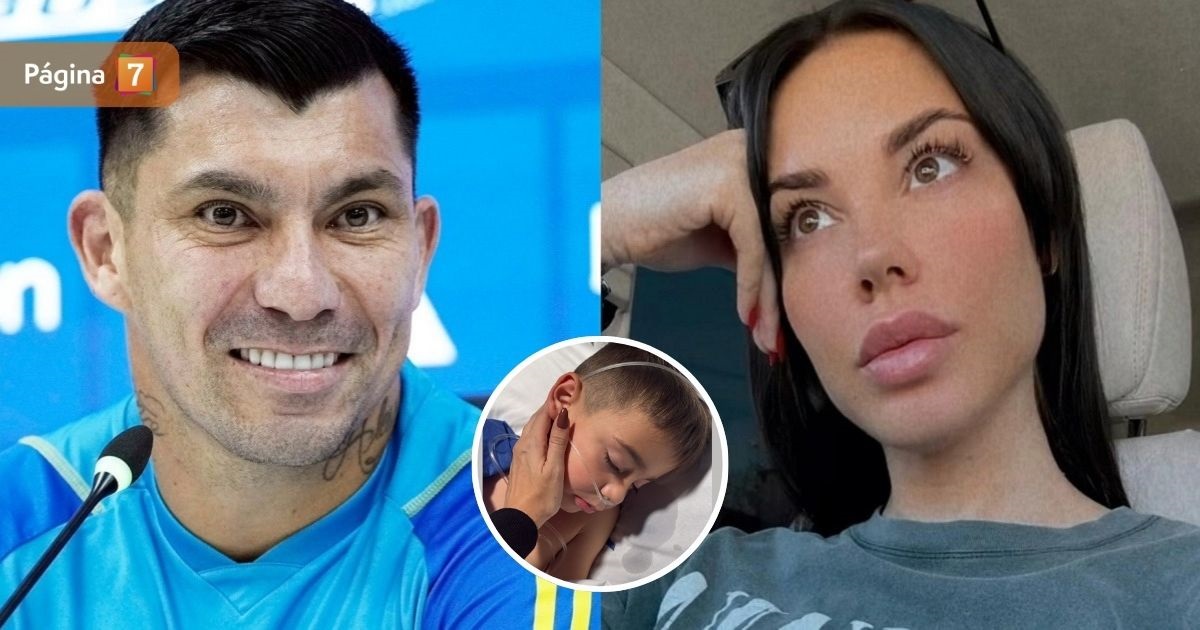 Hijo de Gary Medel y Cristina Morales fue operado: 