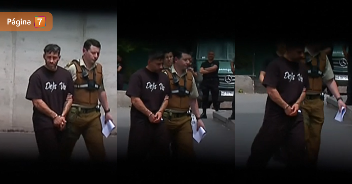 Jorge Valdivia llegó esposado al Centro de Justicia para su formalización: así fue el traslado