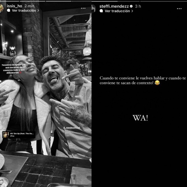 Issis, hija de DJ Méndez, compartió publicación junto a su padre que molestó a Steffi Méndez