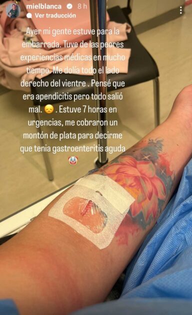 Miel Blanca, ganadora de El Discípulo del Chef, expuso complejo problema de salud y acusó negligente atención