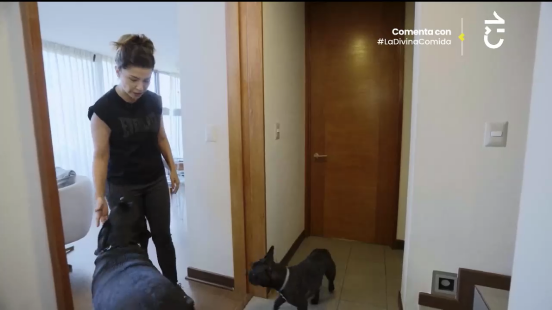 Pancha Merino sufrió contratiempo mientras mostraba casa que comparte con Andrea Marocchino