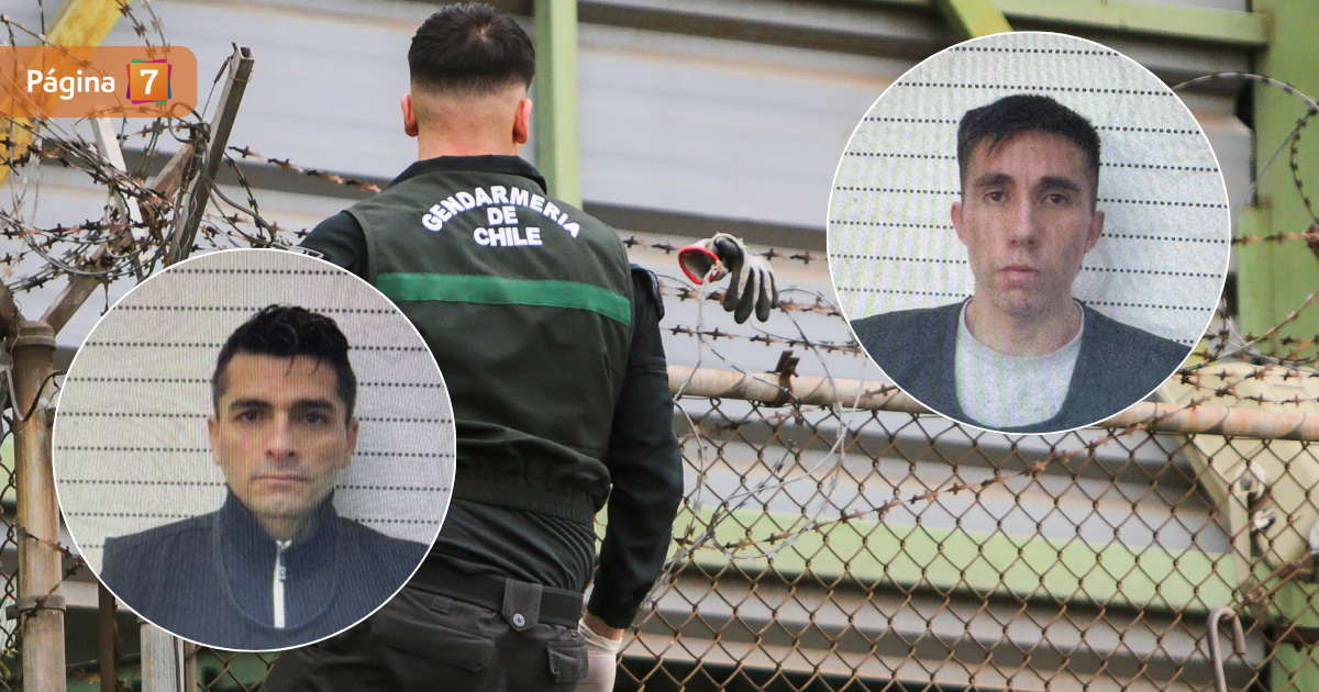¿Quiénes eran los reos que se fugaron de Colina 1? Uno estaba acusado de intento de homicidio