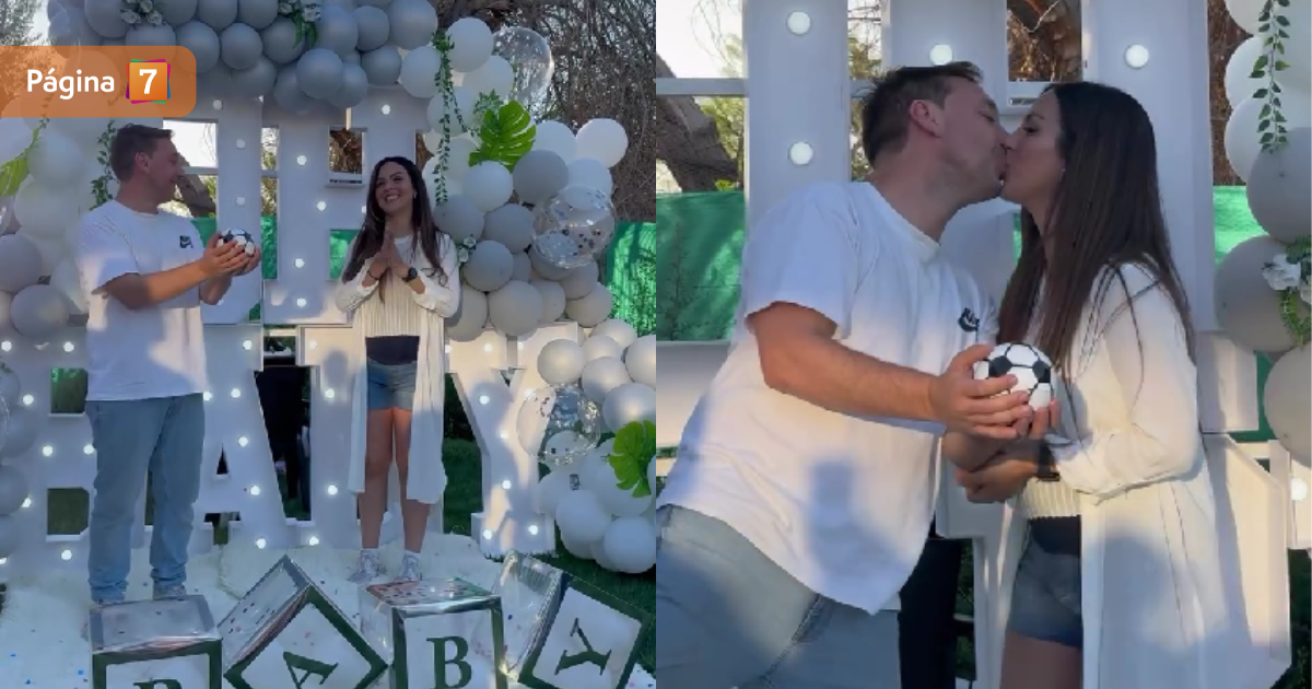 Rodrigo Gallina reveló con tierno registro el sexo de su bebé: 