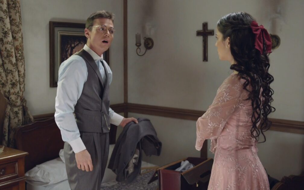 Simón Pesutic analizó sus escenas con Vivianne Dietz en El Señor de la Querencia