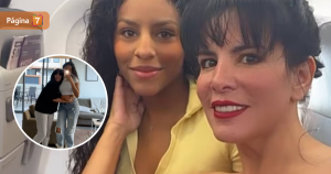 Abuela chocha Anita Alvarado mostró el primer día de playa de su hija y pequeño nieto