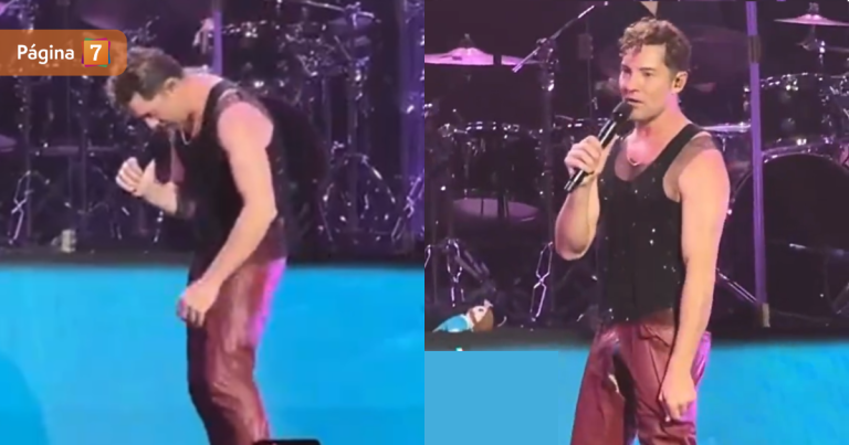 Así reaccionó David Bisbal tras incómodo accidente en show de Argentina: se le rompió el pantalón