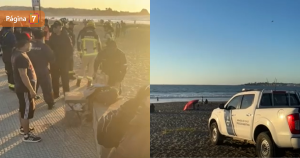 Bañista en buscado intensamente tras ser arrastrado por una ola en Coronel