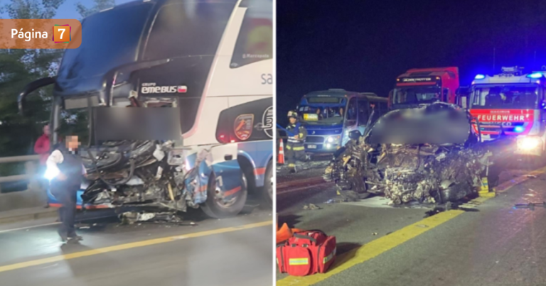 Eme Bus descartó negligencia tras fatal choque en Puente Llacolén que dejó cuatro fallecidos