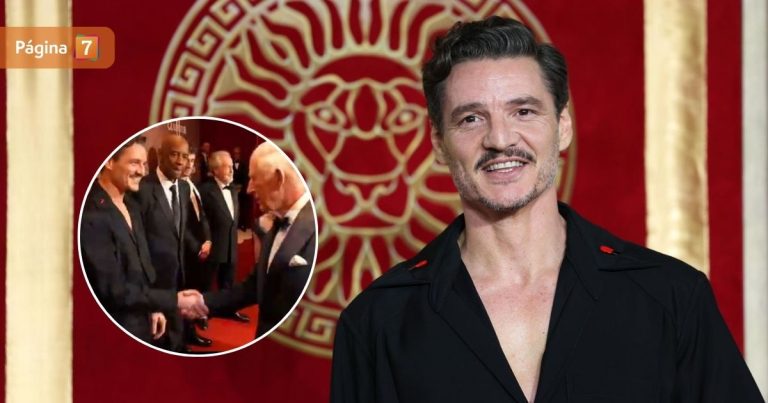 Pedro Pascal compartió con rey Carlos III durante premiere de 'Gladiador 2'