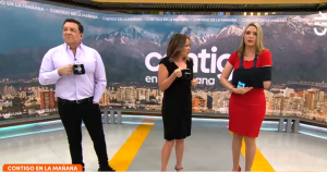 "Entera, pero averiada": Allison Göhler sufrió accidente y llegó con cabestrillo a matinal de CHV