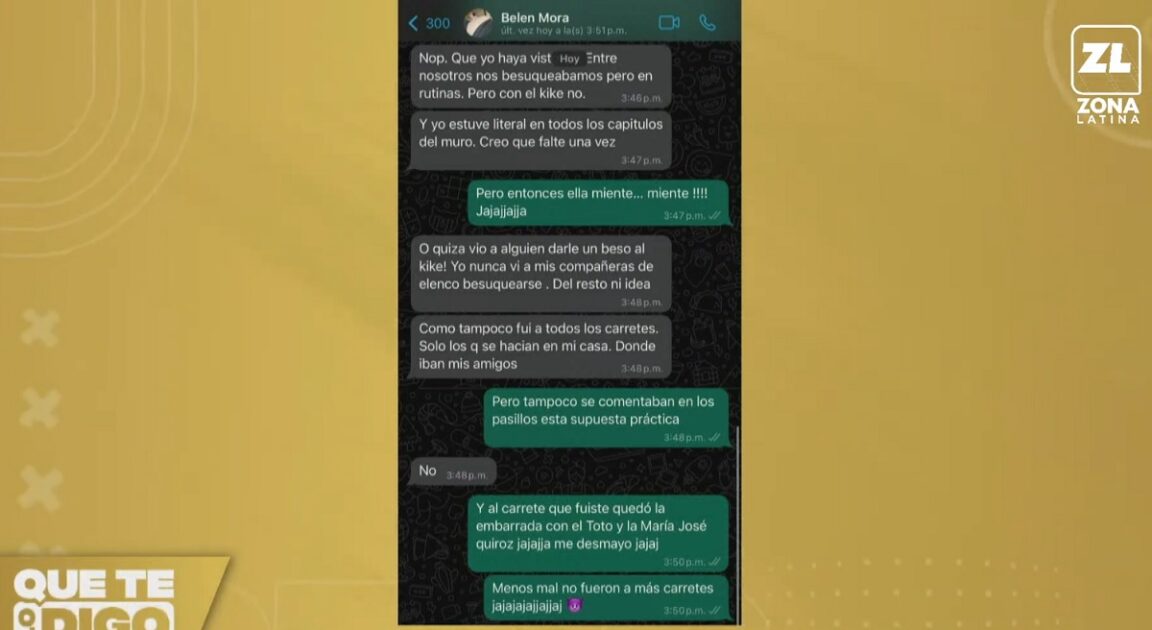 Belén Mora reaccionó a dichos de Cony Capelli sobre Kike Morandé 