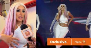Cejas falsas y una peluca: Camila Andrade contó cómo se preparó para imitar a Christina Aguilera