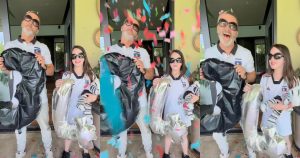 Cristián Sánchez celebró junto a su hija, Gracia, el triunfo de Colo Colo en el campeonato nacional